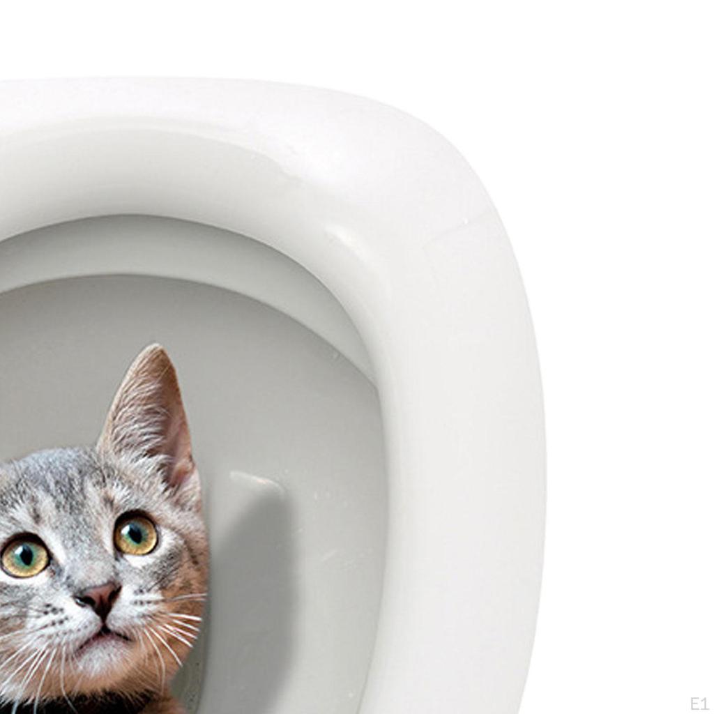 Cartoon Toilet Seat Cover Stickers, Cat Cute Cat, A