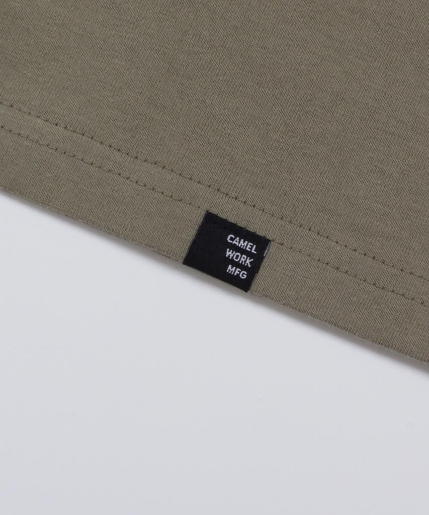CAMEL WORK Online Number Short Sleeve T-Shirt (Khaki)