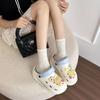 Height-increasing Hole Shoes Thick-soled Non-slip Cool Slippers Women's Summer Fashion Bag Head Women Wear Cool Slippers Outside