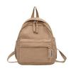 Schoolbag Hot-selling Velvet Backpack Women's Small 1011 New Fashion Corduroy Student Backpack Travel Small Backpack