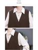 2024 French Chic Sleeveless Vest Dress: Plus Size Mother's Spring & Autumn Fashion