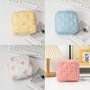 Classic Heart Makeup Bag With Cotton Material Portable Travel Organizer For Daily Use