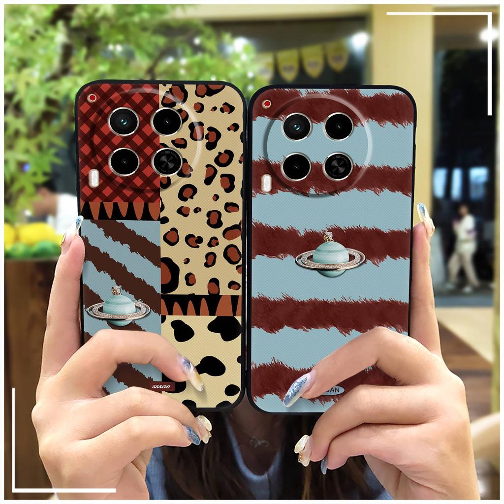 Schmutzabweisende Graffiti-Handyhülle für Tecno Camon30/4G/5G/CL6/CL7 Niedliche TPU-Cartoon-Ölgemälde Wasserdicht Schützend