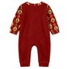 Family Matching Christmas Print Pajama Set, Long Sleeve and Long Pants Loungewear for Holiday