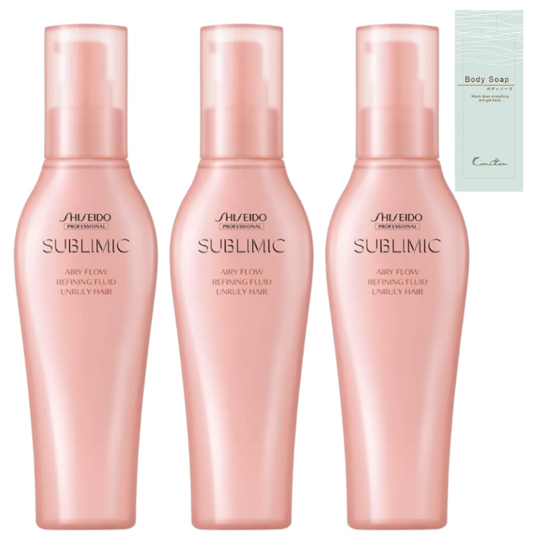 

Sublimic AIRY FLOW Refining Fluid 125 мл набор из 3 предметов с мылом для тела
