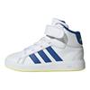 adidas Grand Court Fashion Versátil Cano Médio Tênis Infantil Tênis Infantil Branco Azul JR2584