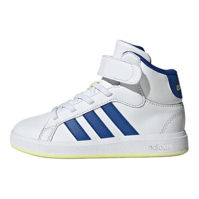 Grand Court Fashion Versatile Mid-Top Kids Sneakers Kids Sneakers White Blue JR2584