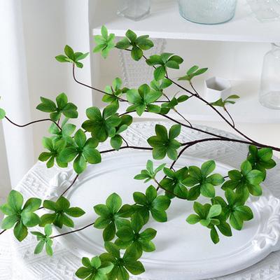 Artificial Greenery Branches Faux Greenery Stems Fake Leaves Artificial Foliage Twig Plants for Home Office Wedding Decor Vase Filler