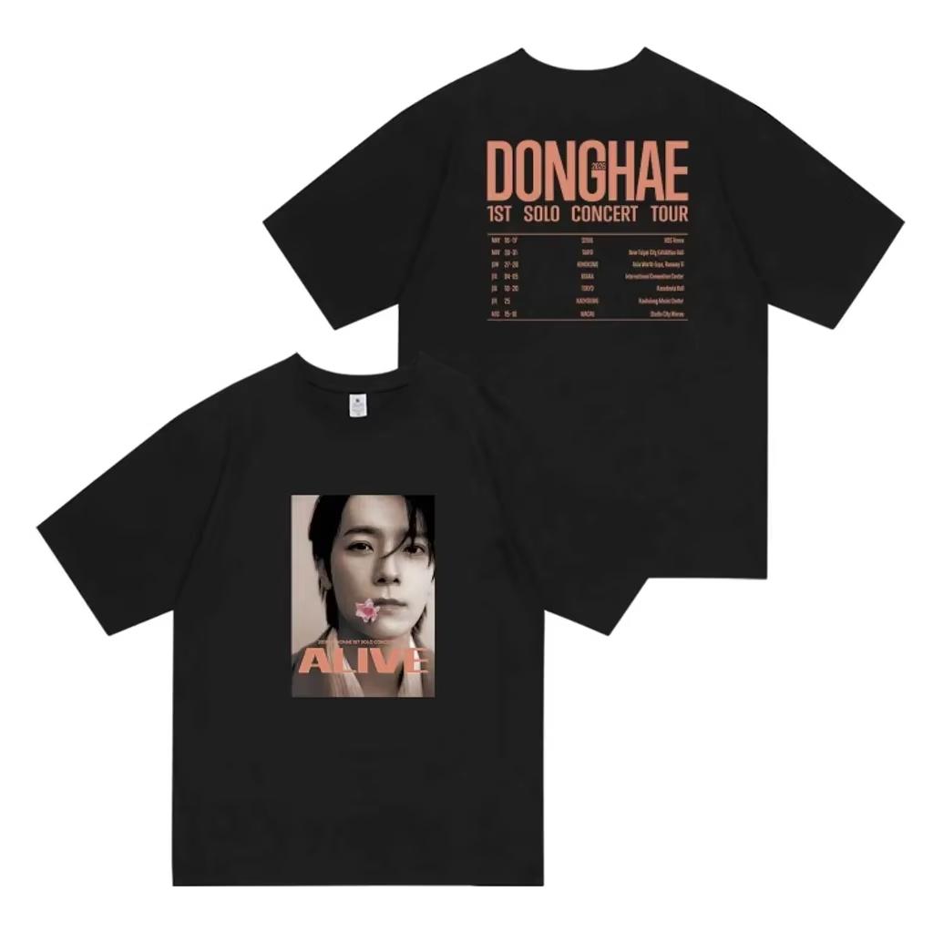 2026 Kpop Koreanischer Trend HIPHOP Stars Gleicher Stil Folge Buchstaben Druck T-Shirt Y2K Gothic Baumwolle Oversize T-Shirts Y2K Fans