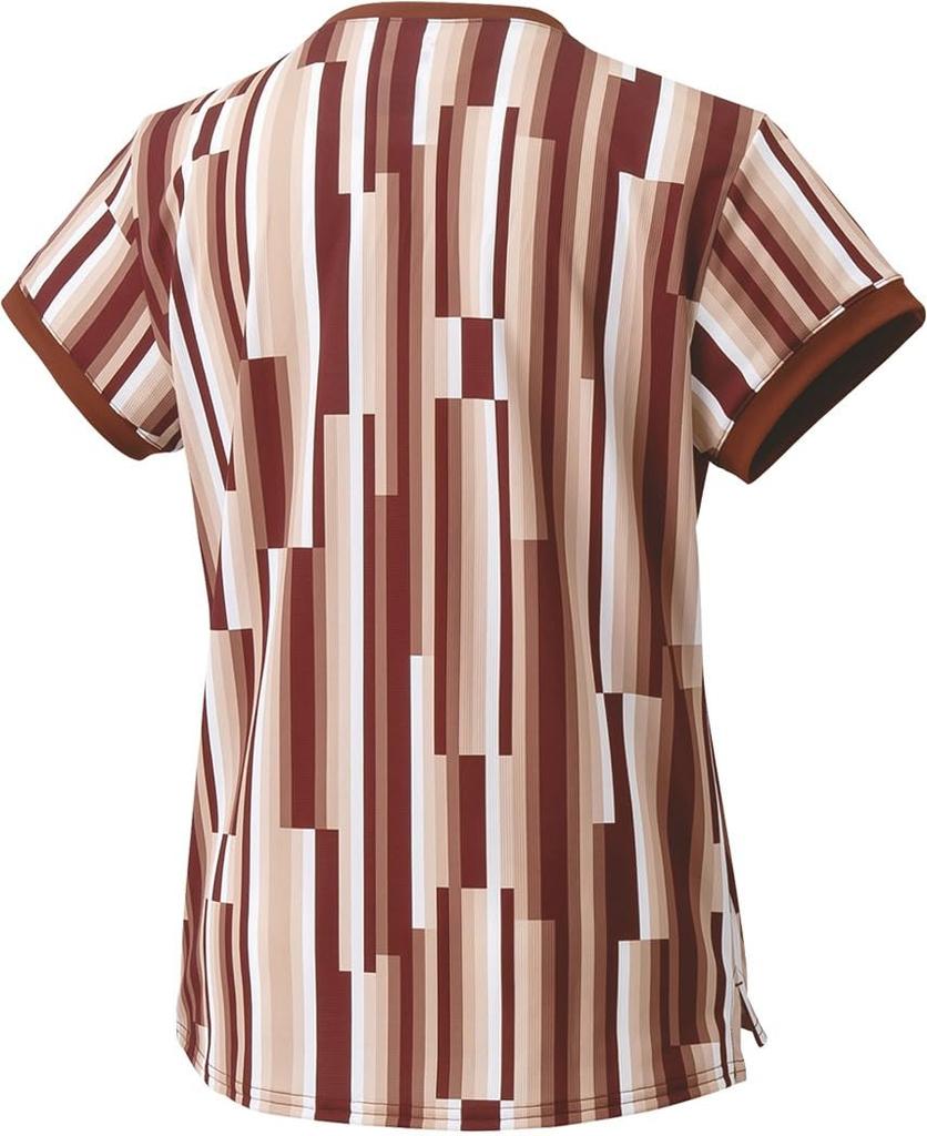 YONEX Short Sleeve Game Brown Size M Women's Shirt, (015),
