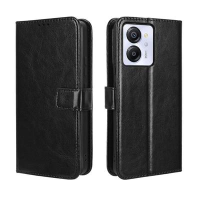 Leather Flip Cover for Blackview Color 8/Oscal Modern 8 PU Leather Lanyard Flip Card Clip Protective Case
