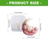 Food Grade Safe Silicone Mould Featuring Elegant Moon Tulips Designs For Home Candle Making With Easy Demolding