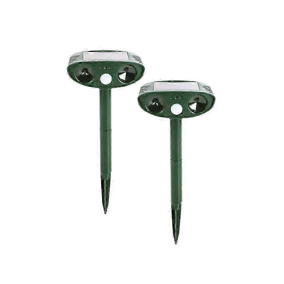 Outdoor Solar-Powered Ultrasonic Animal Repeller Deterrent - Multi-Purpose for Gardens Against Dogs, Cats, Birds & Foxes Motion Repelling