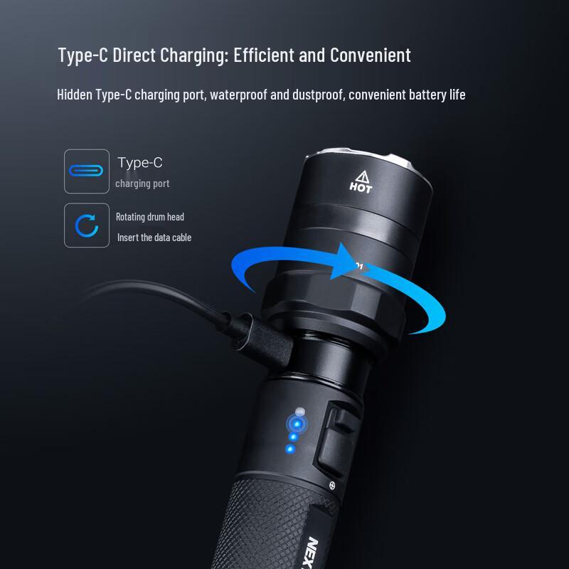 NITECORE P84 Tactical Multi-Light Rechargeable Flashlight