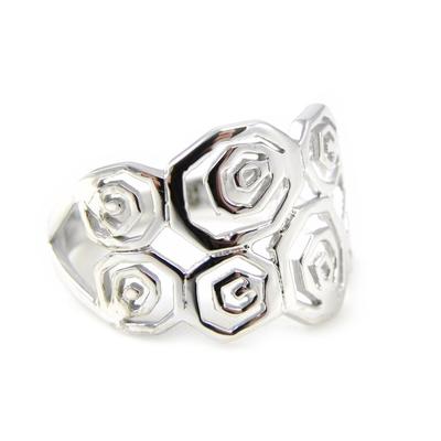 Silberring 'Choreographie' Silber