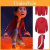 Moletom Vermelho Vibrante Coco Miguel Suéter Casaco de Caxemira Com Design Espessado para Cosplay