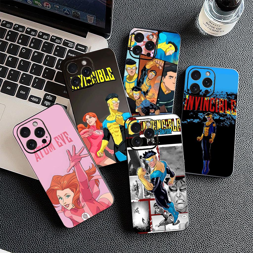 Atoms I-Invincibles Eves Superhero Phone Cover for Samsung Galaxy S23 S22 S21 S20 FE Ultra Plus + S23FE A50 A51 A12 Case