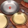 Stainless Steel Round Serving Plates