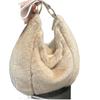 New fashion underarm bag women's trendy versatile handbag plush dumpling bag trendy women's bag casual shoulder bag