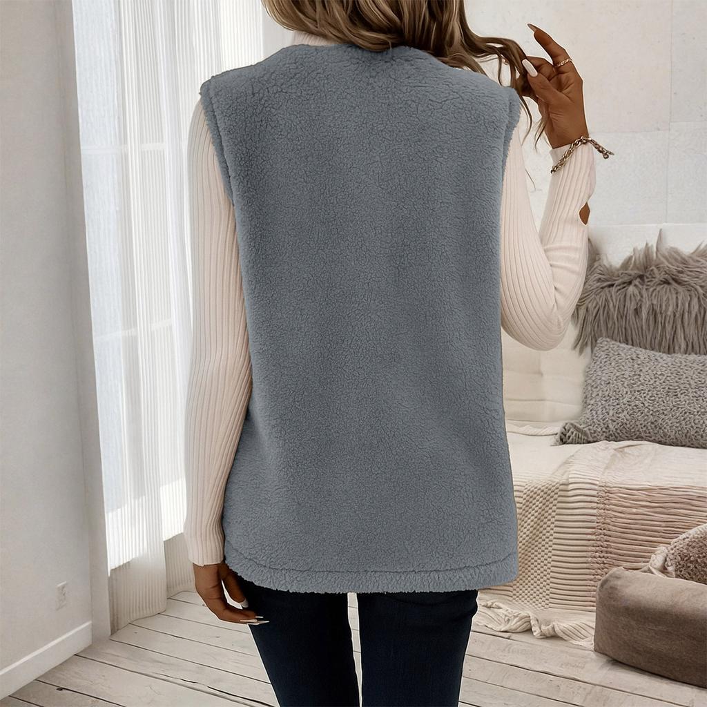 Women's Fashion Coat Loose Solid Color Cardigan Sweater