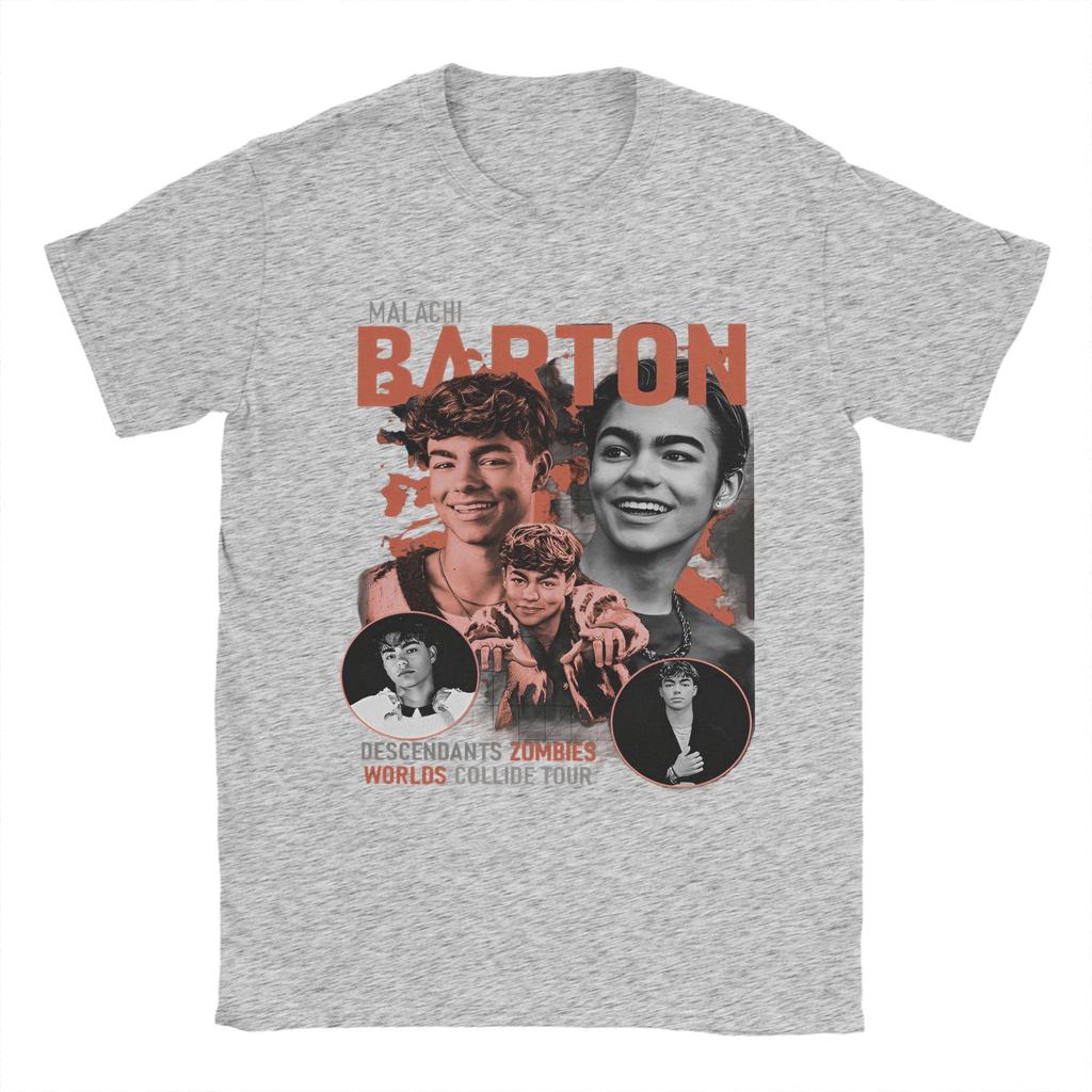 Descendants Zombies Worlds Collide Tour Malachi Burton Victor T Shirt  Cotton Clothing Fashion Short Sleeve Shirt