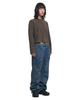 Nomaenyueol Reversible Wool Hairy Knit - Mud