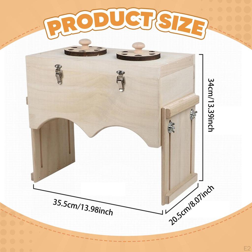 Moxibustiedoos Moxa's Verstelbare Temperatuur Puntmassage Houten Brandershouder Draagbaar