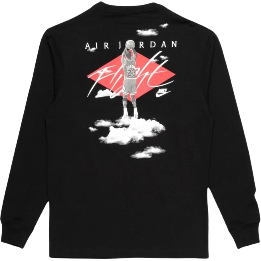Jordan Long Sleeve Pullover Crew Neck T-Shirt Men Tops DH8962-010
