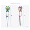 EDISON Pororo Stainless Steel Stage 2 Learning Chopsticks for Kids (Right Hand)