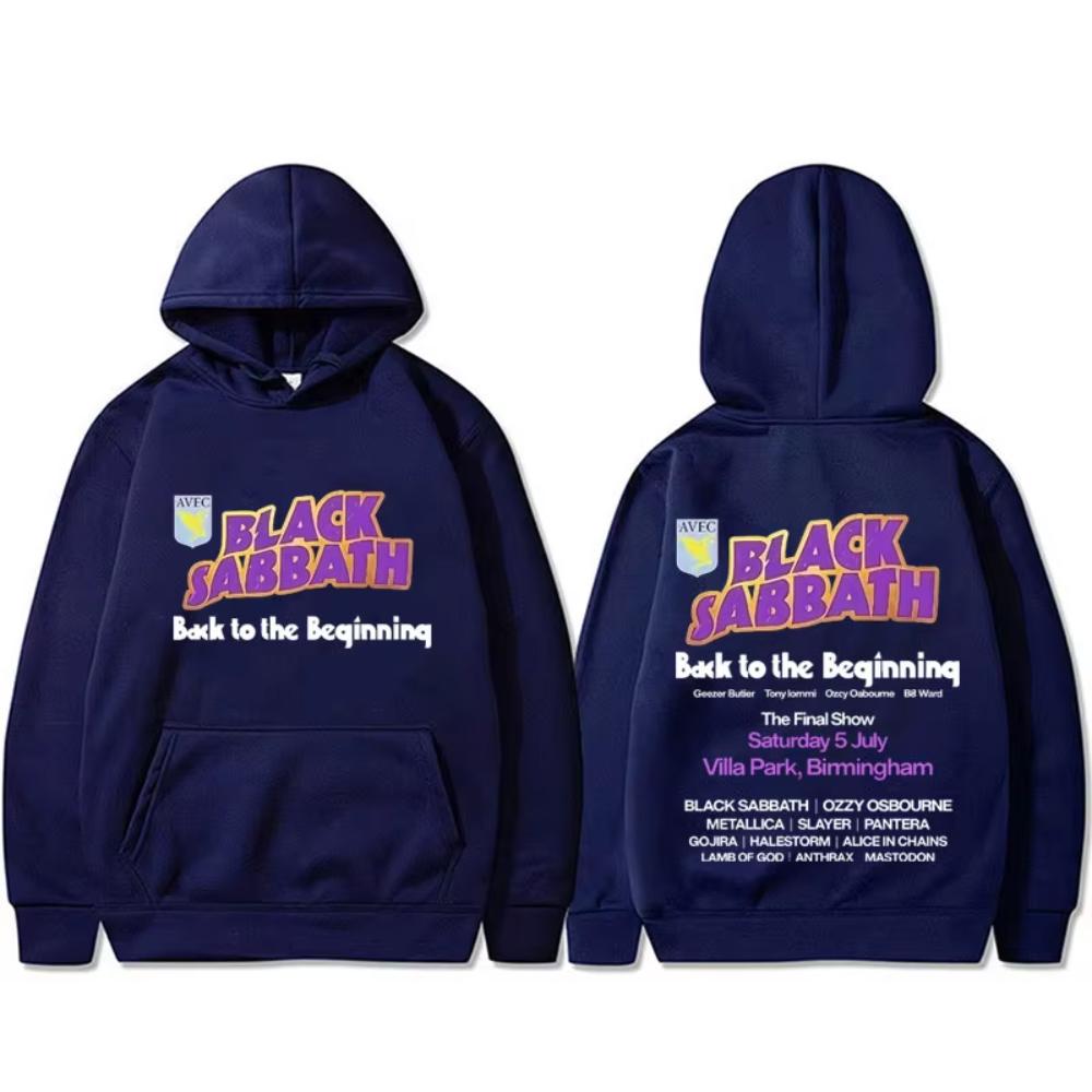 Heavy Metal Rockband Black Sabbath Back To The Beginning Hoodie Herren Damen Mode Vintage Pullover Männlich Lässig Fleece Hoodies