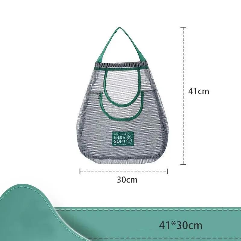 Lazy Corner Závěsná taška na ovoce a zeleninu Kuchyňská stěna Závěsná síťka na česnek Sáček na skladování cibule a zázvoru s ovocem a zeleninou