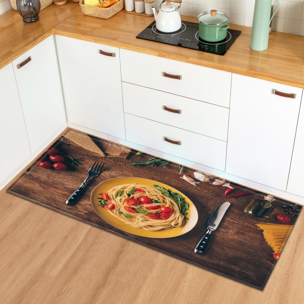 

Длинный ковер для дома, спальни, гостиной, прихожей, ванной комнаты, нескользящий коврик, современный кухонный ковер 50x80cm