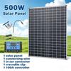 Kit de Panneau Solaire Polycristallin 500W-1000W, Chargeur Portable 12V & Générateur d'Énergie pour Maison, Camping-car, Camping & Voyages en Plein Air