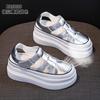 Thick-soled Leather Hollowed-out Roman Sandals, New Pig Cage Shoes In Summer, Casual Sports