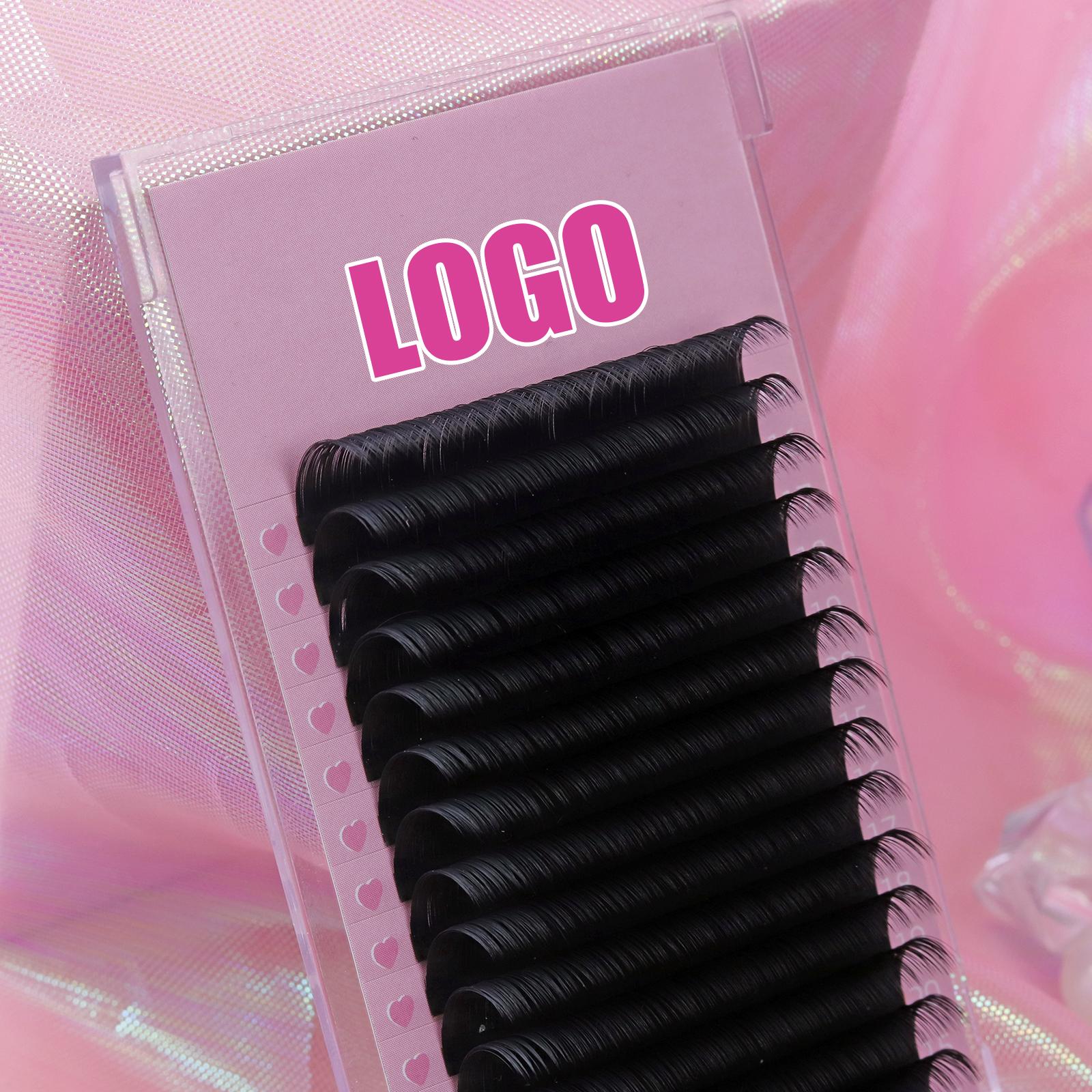 Yunhai Wholesale 0.03mm 20mm 25mm Dark Lash Extensions Vendors C D Curl Premium Cashmere Velvet Lash Trays 0.03 mm&CC&sample Mix 8-18mm cashmere чёрный