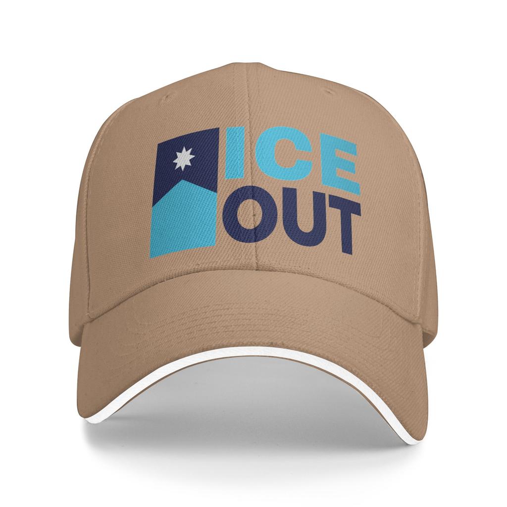 Ice-Out Baseball Cap Stylish Trucker Hat Summer Unisex-Teens Outdoor Sport Baseball Caps