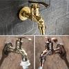 Wall-Mounted Structure Wall-Mounted Faucet Dragon Spout Tap  Washing Machine Connection
