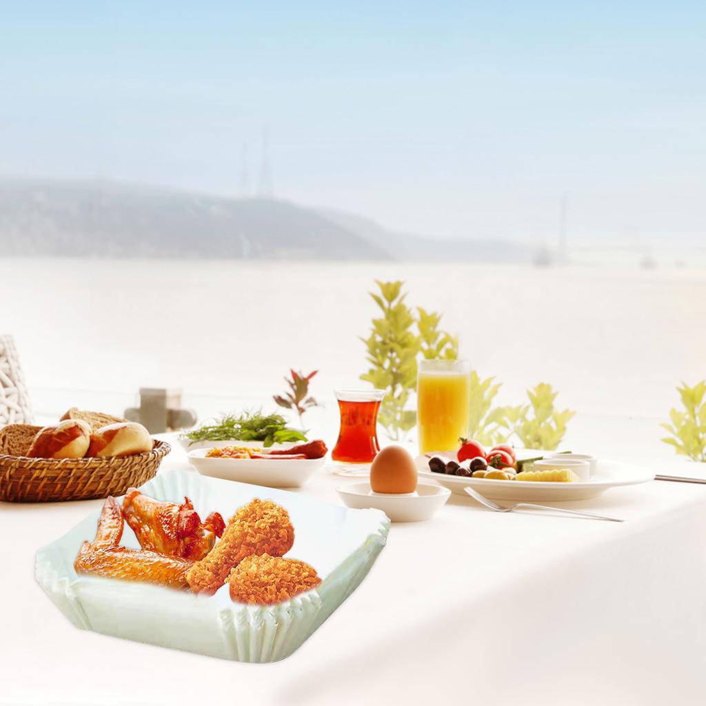  Fryer Square Disposable Paper Liners 50pcs Nonstick Disposable  Fryer Liners 6.3in Square Baking Paper