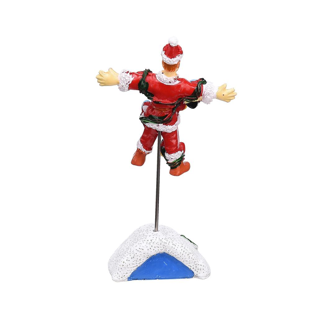 Xmas Ornament Exquisite Decorative Water Proof Xmas Desktop Ornament for Holiday Decor