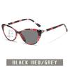 Ladies Fashion Multifocal Presbyopia Glasses Luxury Cat Eye Outdoor Anti-UV Eyeglasses Prescription Pochromic Bifocal Eyewear