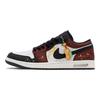 Jordan Air Jordan 1 Good Things Will Happen Low Top Vintage Basketball Shoes Men's Black Red White 553558-044(TeamA-)