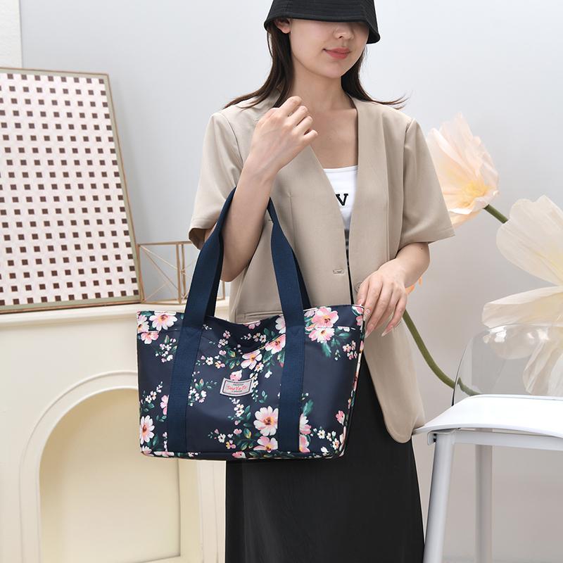 Large Capacity Tote Bag Women Commuter Printed Shoulder Bag Mother Bag
