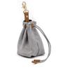 In Stock Canvas Dog Food Bag with Keychain & Drawstring, Waist Hanging Pet Treat Bag for Outdoor Use