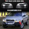 Car Front Headlight Lens Cover For Volvo XC90 2004-2013 Clear Headlamp Shell Transparent Lampshade Car Accessories