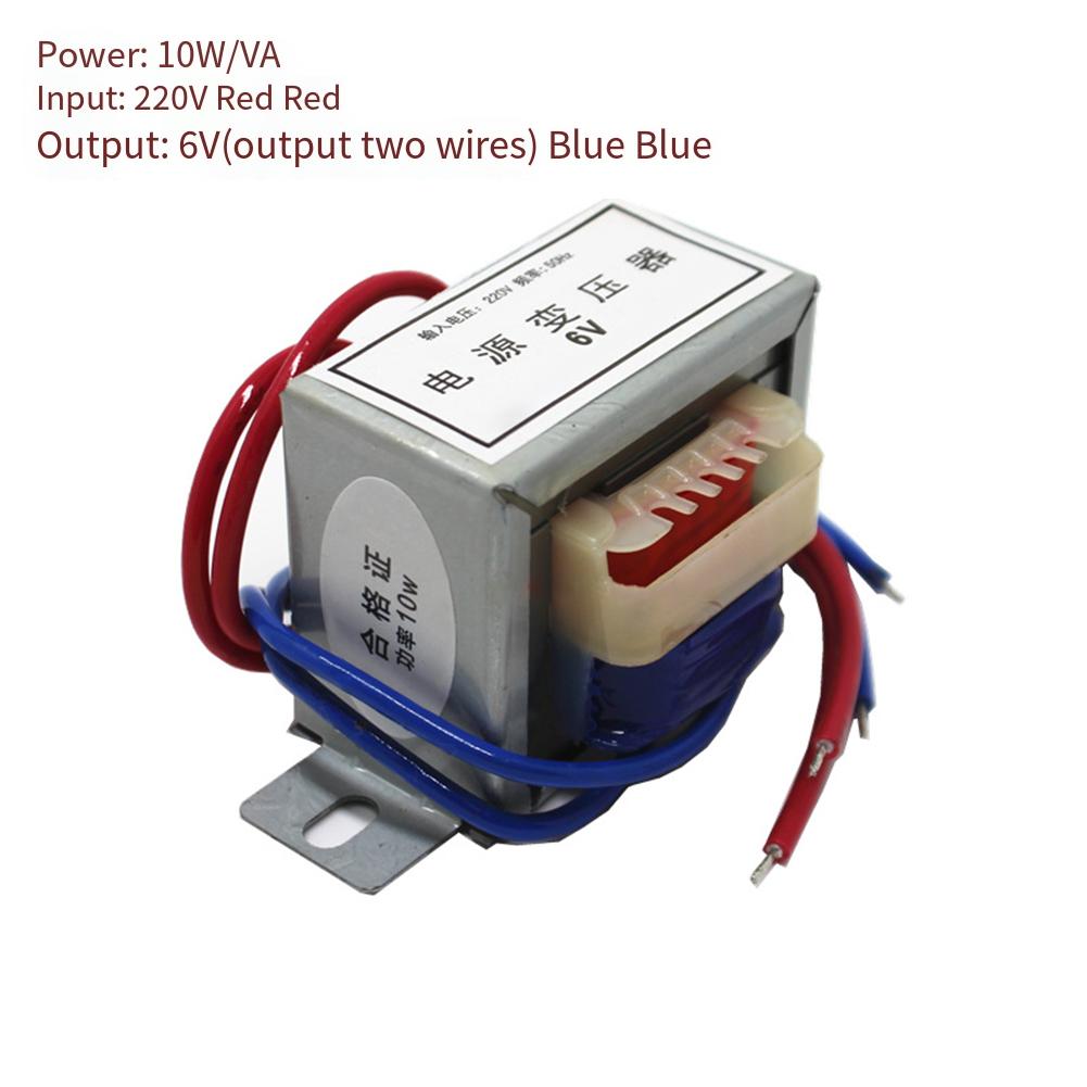 AC Voltage Converter EI48 Transformer For Industrial Applications Input 220V Output 6V-0-6V For Electric Equipment
