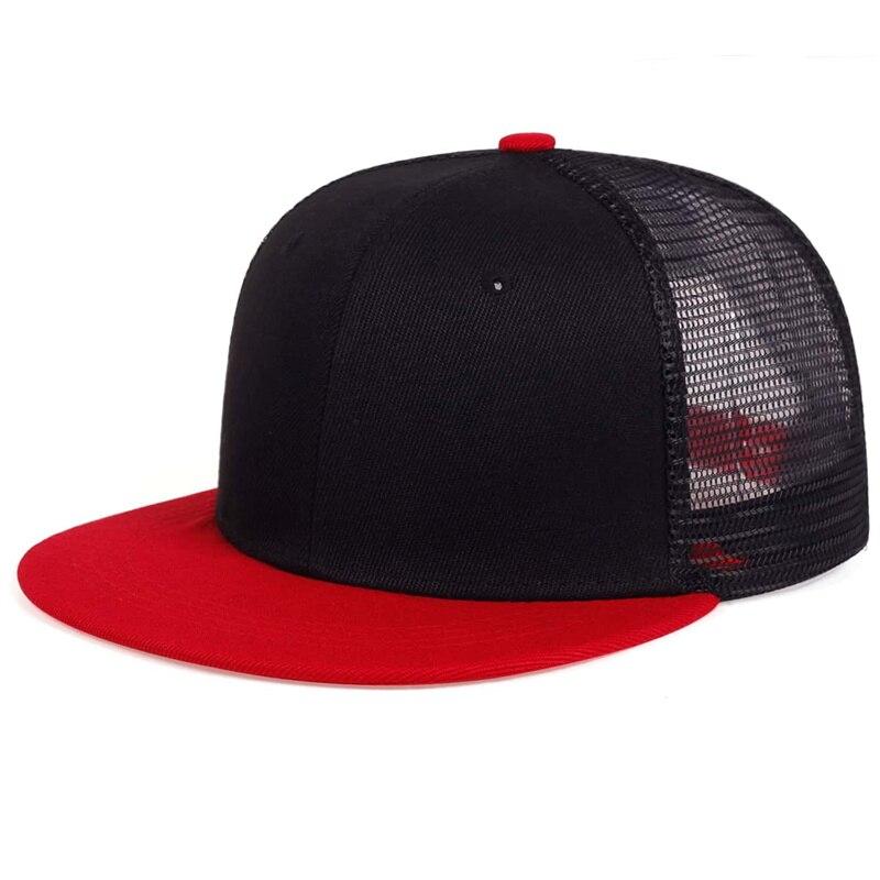 Unisex Simple Hip-Hop Net Hats Spring And Summer Outdoor Adjustable Casual Baseball Caps Sunscreen Hat