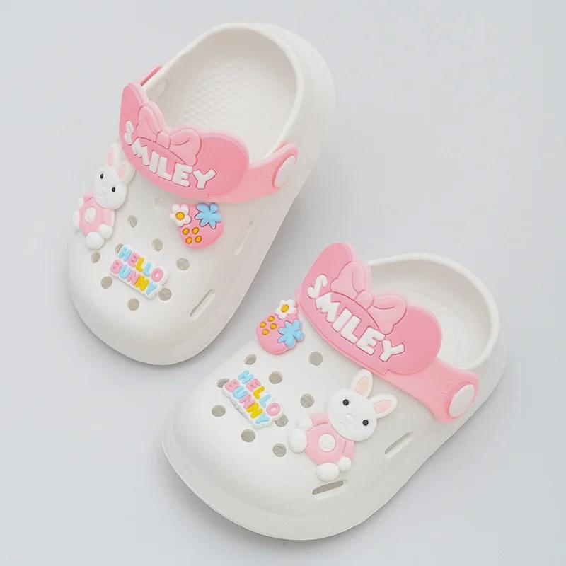 Kids' Lightweight Non-Slip Cartoon Baotou Sandals - Soft Bottom for Toddlers & Children