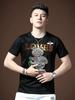 European Station High-End Embroidery Bear Ice Silk Short Sleeve T-shirt Male Fashion Brand Trend 2025 Summer New Arrival Men's Elbow-Sleeved Top