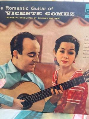 LP Record VICENTE GOMEZ - Romantic Guitar Of Vicente Gomez JDL5059 DECCA Japan Latin Used