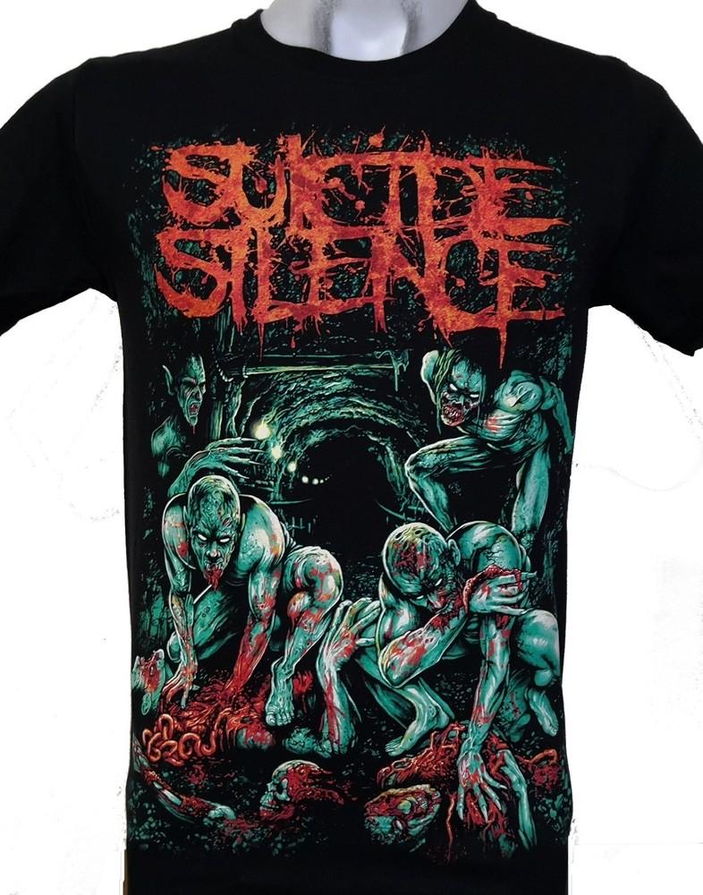 Trend! Suicide Silence Black Cotton Shirt Full size S-5XL H16 Unisex T-Shirt S